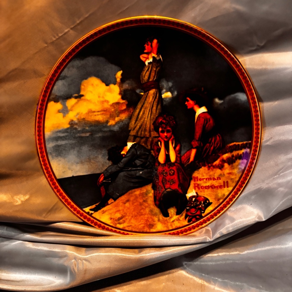 Norman Rockwell China Plate from “Rediscovered Women” series